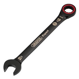 Draper 03892 Expert HI-TORQ Metric Ratchet Combination Spanner, 19mm, Black