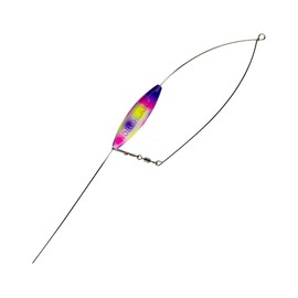 Northland Fishing Tackle Rock Runner Bottom Bouncer - Ultimate Trolling Wire Sinker for Walleye Fishing, Super-Glo Purple Wonder, 1/2 Oz
