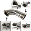 2.5" ID V-Band Turbo Stainless Steel 90 Degree Exhaust Elbow