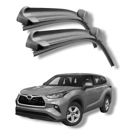 Limpiaparabrisas Para Toyota Highlander 2020 2021 2022 Negro