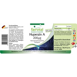 Fairvital Huperzin A 200 μg – from bear flap extract – 90 capsules
