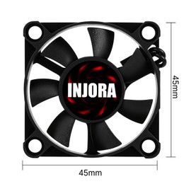 INJORA 45mm ESC Cooling Fans for RC Cars