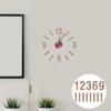 Gadpiparty 1set Clock Numbers Kit for Wall Clock Roman Numerals