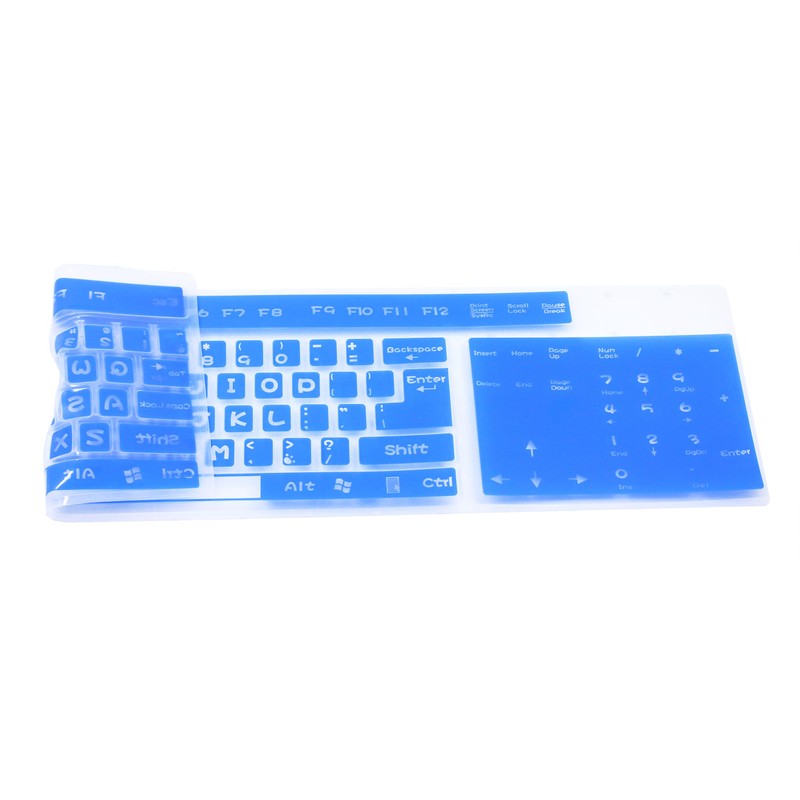 Silicone Keyboard Cover Skin Protector for Standard Size Computer/Desktop/PC with