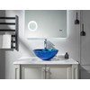 Fanwin Star Blue OceanMystery Series Tempered Deco Glass Vessel Bathroom