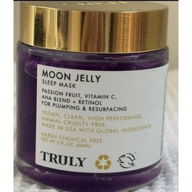 Aha Truly Moon Jelly Sleep Mask AHA-Powered 2oz New