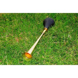 LARGE 17" Vintage Antique Brass Taxi BULB Horn Trumpet Car Clown Bulb VERY LOUD