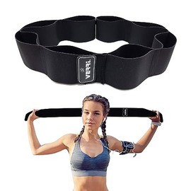 Verri Banda de Resistencia con 8 Divisiones para Yoga y Pilates para Entrenamiento en Casa, Gimnasio o Gym