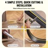 VEVOR Garage Door Threshold Seal Strip, 20 FT Universal Garage