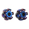 Pair of Motorcycle Wheel Front Fork Frame Slider Aluminum Alloy