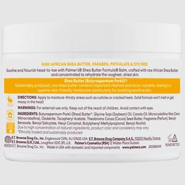 Palmers Raw Shea Butter Nourish Body Balm Replenishes Skin Vitamin E 7.25 oz