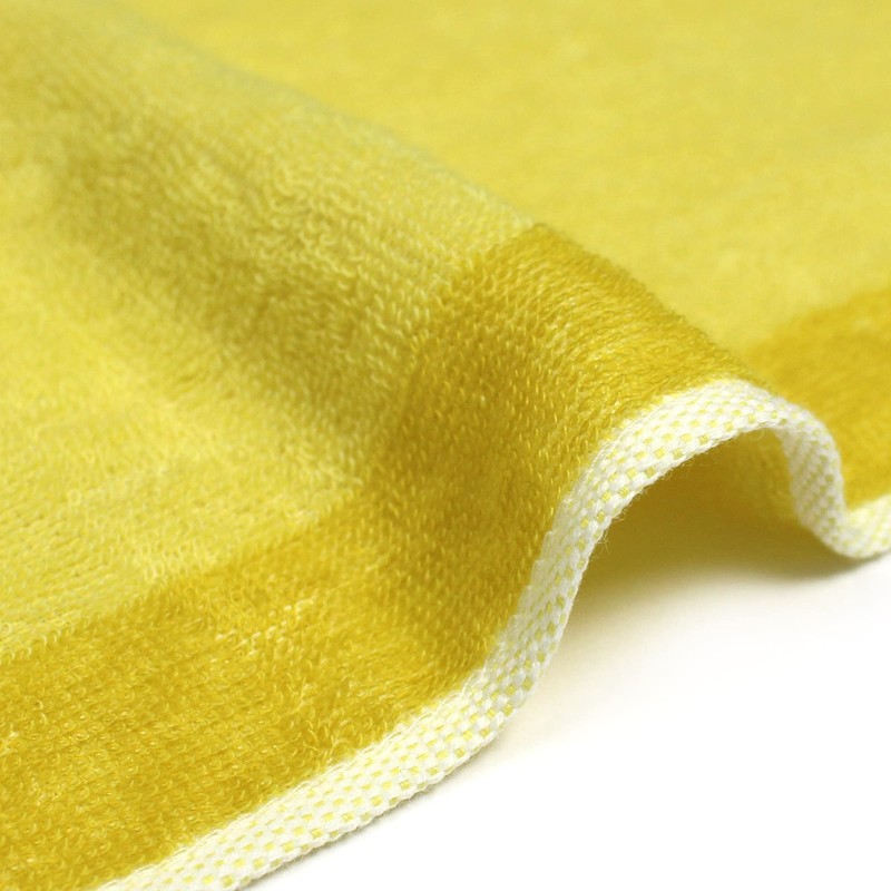 Iori Imabari Towel for Bath Rim Organic Cotton (Yellow) Sauna