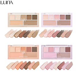 LUNA Layer Blending Eye Palette 6.6g, Color:03 Coral Affair