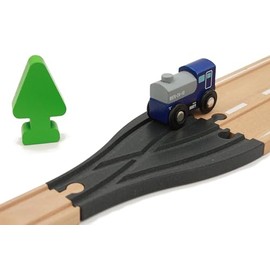 Locorico - Female Male Pin for Road and Train Wooden