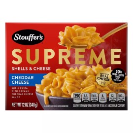 Stouffer's Supreme Shells And Cheese, Cheddar Mac & Cheese Dinner Kit 12 oz