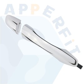 APPERFiT Exterior Door Handle w/End Cap Cover for Rear Door Right Passenger Side Chrome Compatible with Kia Sorento 2016 2017 2018 2019 2020 Replaces 82661-C5010 83662-C5010