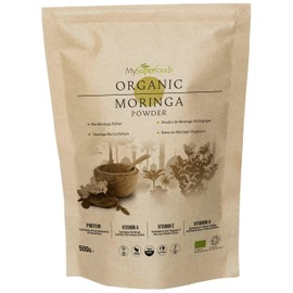 Organic Moringa Powder 500g, Rich Source of Vitamin A & Riboflavin