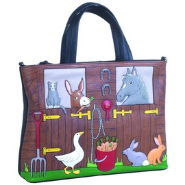 Mala Leather Mala's Farm Collection Leather Grab/Cross Body Bag 7250_60