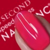 Nails Inc Ready To Jelly, rojo transparente, secado rápido, larga