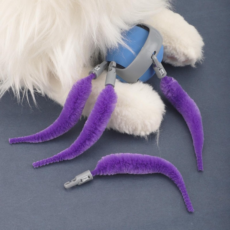 BOXOB 5pcs Cat Ball Toy Replacement Tails, Interactive Cat Toy