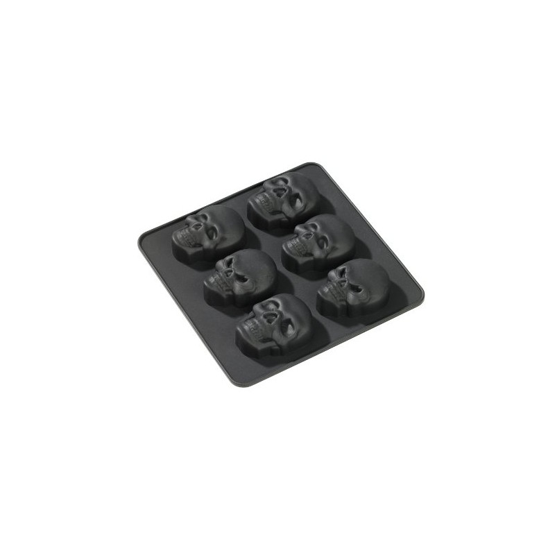 Geda Labels 13655 Skull Ice Cube and Praline Moulds Set