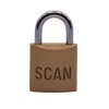 SCAN SCAPLB20 Brass Padlock