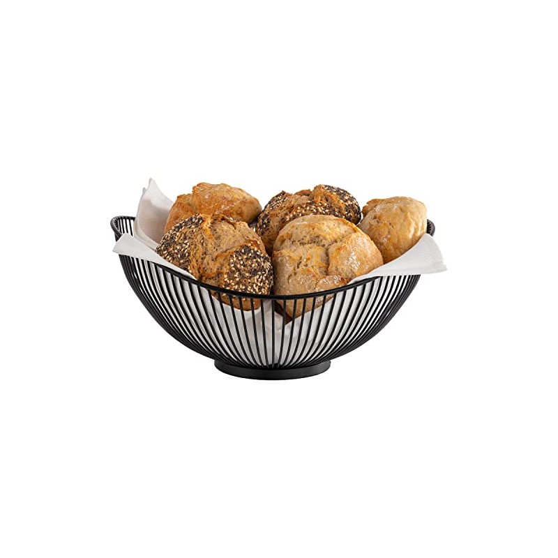 APS SVART 30424 Basket Metal Black 29.5 x 25.5 x