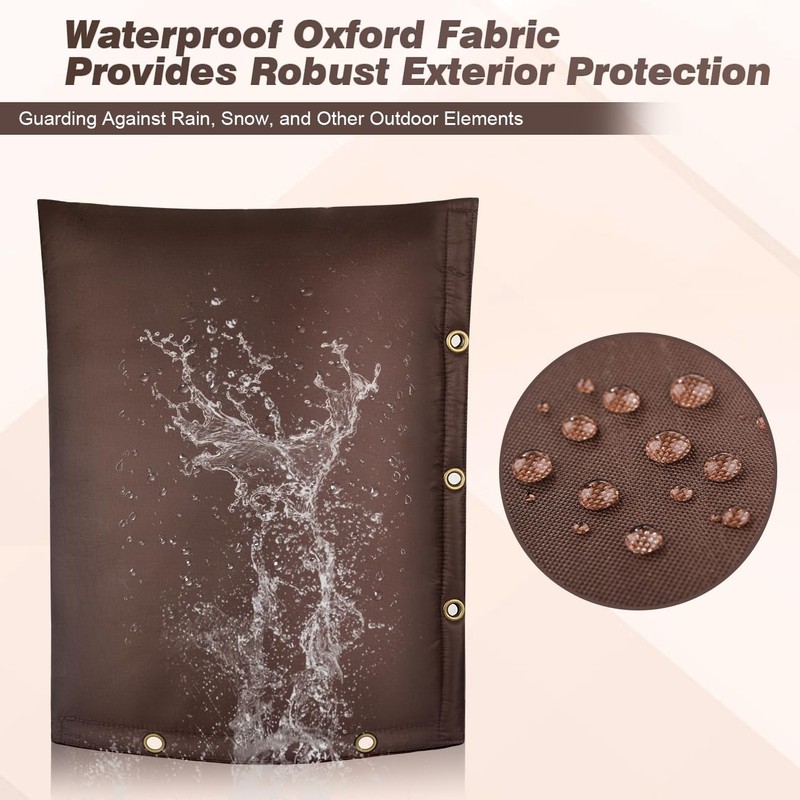 Backflow Preventer Insulation Cover - Winter Freeze Protection for Outdoor