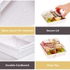 Leafiew 50 Pack Small Charcuterie Boxes with Clear Lids and