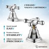 gotonovo Bathroom Faucet 3 Hole 8 Inch Widespread Bathroom Sink