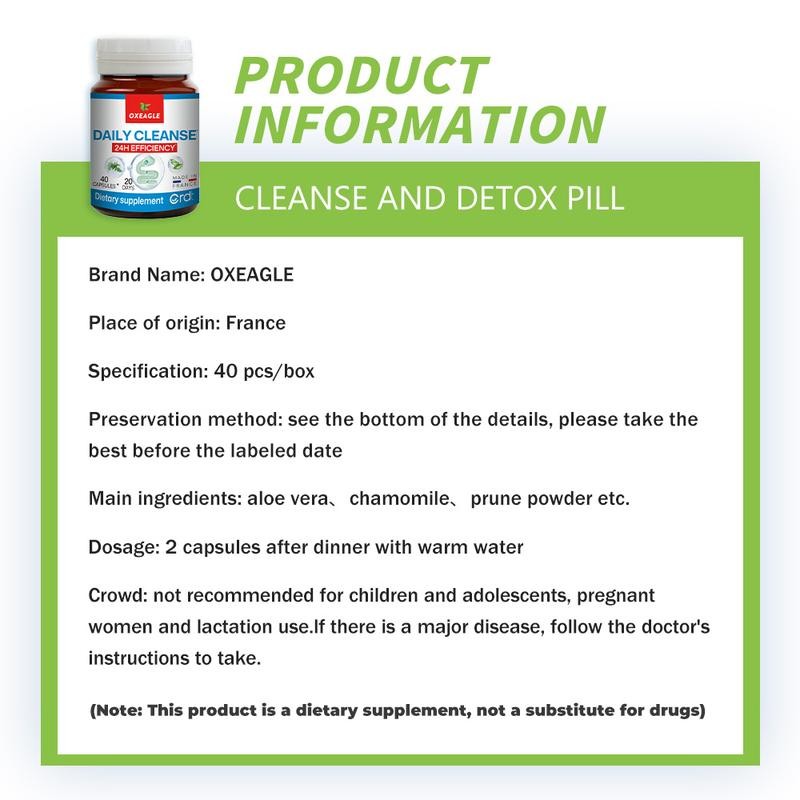 CRDT OXEAGLE Daily Cleanse Gentle Herbal Cleanse & Digestive Support