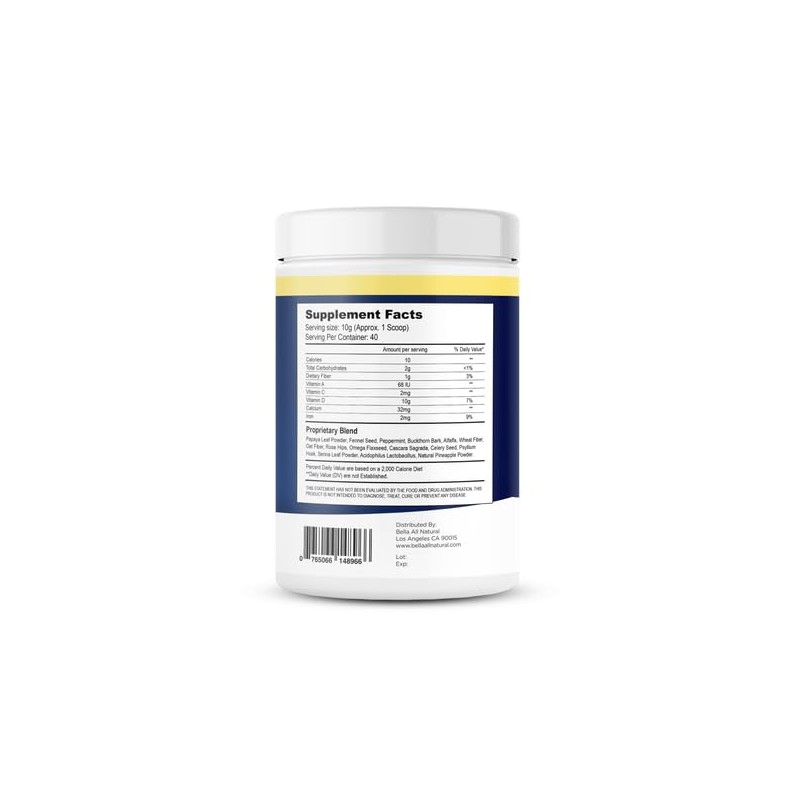 Bella All Natural Extreme Detox Powder (Pineapple)