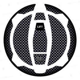 Resin Fuel Cap Cover Sticker for Kawasaki Z400 Z650 Z900 Ninja 400 650 Versys X 300 1000