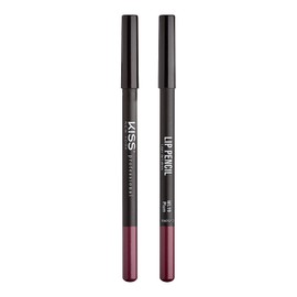 KISS New York Professional Slim Lip Pencil, Creamy Soft Lip Liner, Smooth Long-Lasting Rich Lip Color, Natural Lip Makeup, Water-Resistant Lip Crayon (Plum)