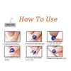 Aurora White Press on Toenails Short Square Fake Toe Nails
