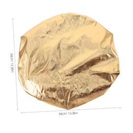 TOVINANNA Large Shower Cap for Women Double Layer Bath Hair Cover with Elastic Edge Comfortable Fit for Long Hair for Spa and Daily Use