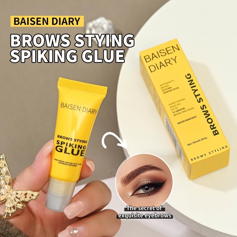 2PCS Eyebrows Styling Spiking Glue – Long-Lasting Glue for Brows