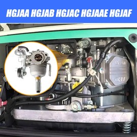 Complete Carburetor Kit for Onan 5500/7000 Marquis Gold Generators HGJ Series | Replaces OEM 541-0765, 141-0982 | Includes Fuel Line, Shut-Off Valve, Filters & Gaskets