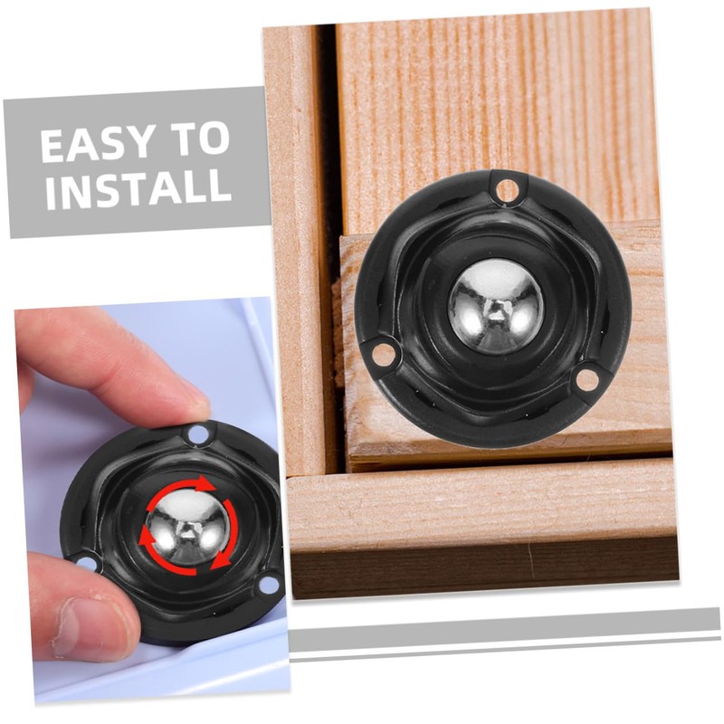 Zerodeko 6 Piezas Mini Ruedas Adhesivas Giratorias para Muebles Y