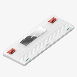 nuphy Air96 V2 Wireless Mechanical Keyboard,100 Keys RGB Backlit Keyboard,Supports Bluetooth 5.1,2.4G and Wired Connection,for PC/Laptop/Windows/Mac -White Gateron Cowberry Switch