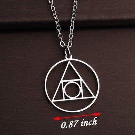 CENWA Seal of Light Symbol Jewelry Symbol Pendant Necklace, Metal