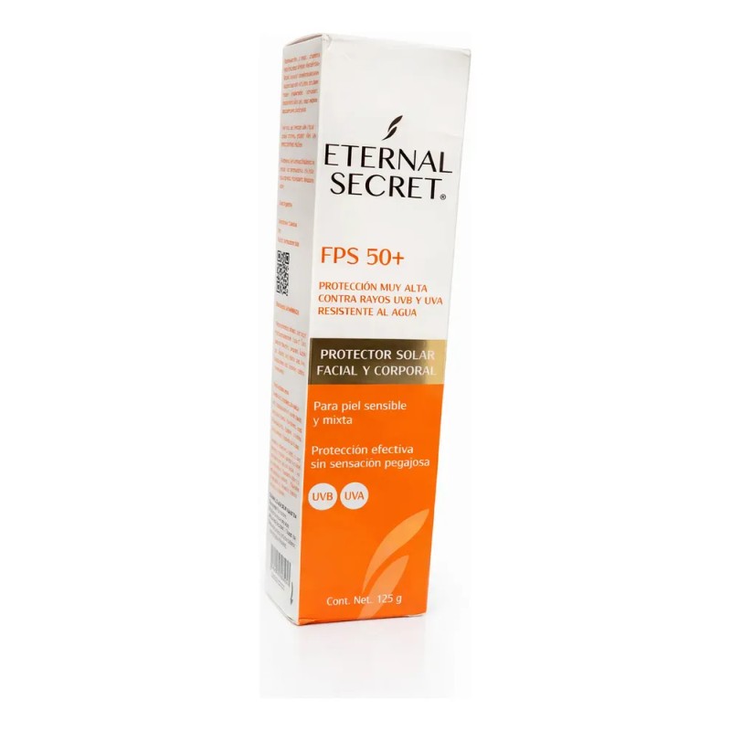 Bloqueador Solar Eternal Secret 125g Fps 50 Uva/uvb