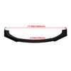 Kojem 3Pcs Front Bumper Lip Compatible with 2016-2021 Honda Civic