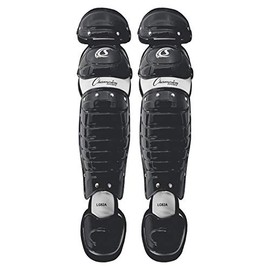 Champion Sports 14.5"L Pro Model Double Knee Shin Guards with Wrap-around Padding - Ages: 12-16