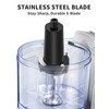 1.5-Cup One-Touch Electric Food Chopper, 100W Mini Food Processor Meat