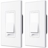 Amico Dimmer Light Switch, Single Pole/3-Way Slide Dimmer Switch for