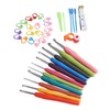 Crochet Hooks Set Soft Handle Crochet Hand Knitting Needles Art