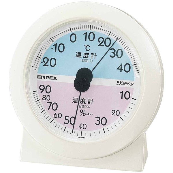 enpekkusu Weather Meter, Temperature and Humidity Meter, Memo Place Rear