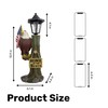 Eagle Outdoor Solar Statue 14x6 Inch, Garden Decoration Outdoor Waterproof,