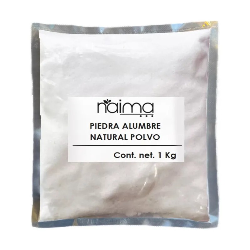 Piedra Alumbre Natural Polvo 1kg